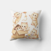 ボックス遊装飾用クッションの子猫 クッション (裏面)