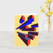 ボックス飛んでいるノートカード カード (黄色い花)