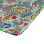 ボックス6 x 7 Decoガラス切断板のパーティー カッティングボード (角)