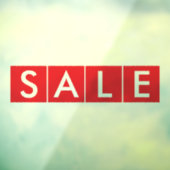 ボックス セールス レッド ウィンドウサイン (シート3)