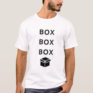 ボックスf1おもしろい tシャツ