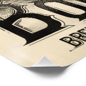 ボックビールブルーイングCoヴィンテージアンティークブ素朴ルワー ポスター (コーナー)