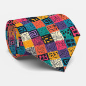 ボック鮮やかスのパターカラフルン(1) ネクタイ (ロール)