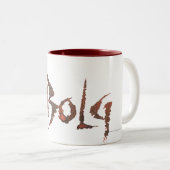 ボッグ名 ツートーンマグカップ (正面右)