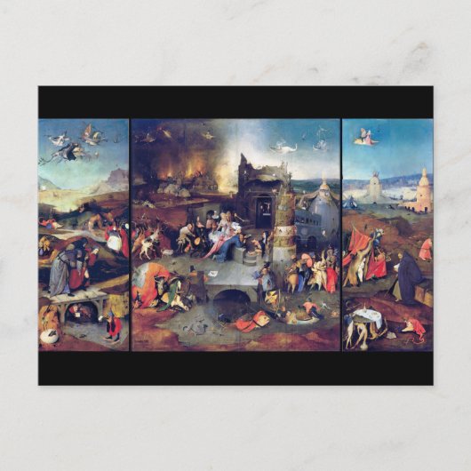 ボッシュ・サン・アンソニーの誘惑 ポストカード (正面)