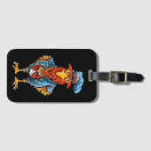 ボッシーおもしろいな漫画の雄鶏 ラゲッジタグ (正面横)