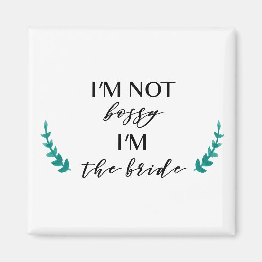 ボッシーじゃない花嫁のマグネットだ マグネット (正面)