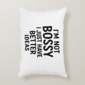 「ボッシーじゃない、もっと良いアイディアがあるんだ」枕 アクセントクッション (正面(垂直))