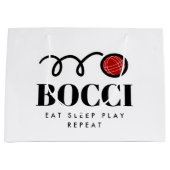 ボッチおもしろいイタリアンオーバー用ボッチボール抱き枕 ラージペーパーバッグ (正面)