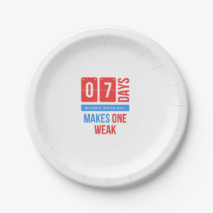 ボッチェおもしろいボールスポーツ引用文 ペーパープレート