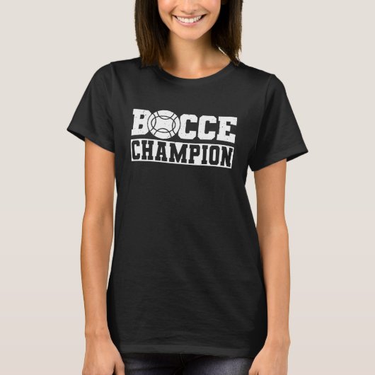 ボッチェチャンボッチェボール選手 Tシャツ (正面)
