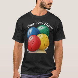 ボッチェボールのパーソナライズユニーク Tシャツ