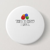 ボッチェボールイタリアンギフトボーリングボッチPyer Tシャツ 缶バッジ (正面)