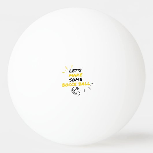 ボッチェボールスポーツメーカー 卓球ボール (正面)