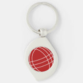 ボッチェボールチャームキーチェーン キーホルダー (正面)