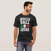 ボッチェボールチームイタリアンボウィングボッチェコーチボッチェ Tシャツ (正面フル)