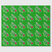 ボッチェボールパターンのラッピング紙 |カスタムデザイン ラッピングペーパー (フラット)