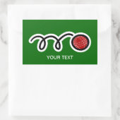 ボッチェボール 長方形シール (バッグ)