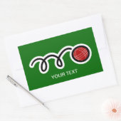 ボッチェボール 長方形シール (封筒)