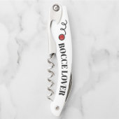 ボッチカスタム恋人のためのコルクスクリュボトルオープナー ソムリエナイフ (正面)