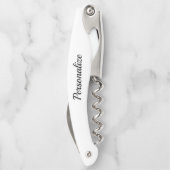 ボッチカスタム恋人のためのコルクスクリュボトルオープナー ソムリエナイフ (裏面)