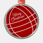 ボッチボールクリスマスツリーオーナメントギフト メタルオーナメント (正面)