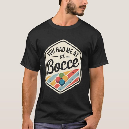 ボッチャで恋に落ちた Tシャツ (正面)