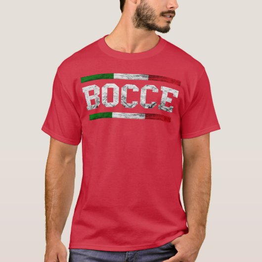 ボッチャゲーム 玉 ボッチャ イタリア スポーツ イタリア語 B Tシャツ (正面)