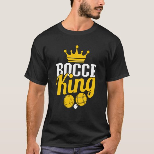 ボッチャ王 ボッチャ プレーヤー ボウル Tシャツ (正面)