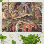 ボッティチェッリによる『キリストの降誕』 キッチンタオル (折り畳み)