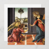 ボッティチェッリの受胎告知の招待状 招待状 (正面/裏面)