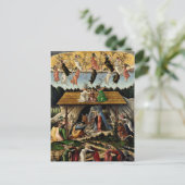 ボッティチェッリの神秘的なキリストの降誕 シーズンポストカード (スタンド正面)