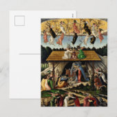 ボッティチェッリの神秘的なキリストの降誕 シーズンポストカード (正面/裏面)