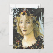 ボッティチェッリの「プリマヴェーラ」の詳細 - フローラ ポストカード (正面/裏面)