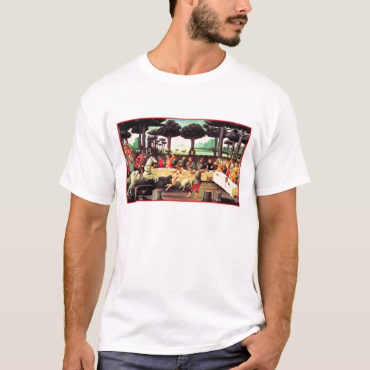 ボッティチェッリパネル Tシャツ (正面)