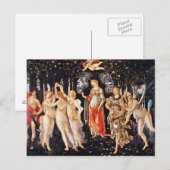 ボッティチェッリラプリマベラ春 ポストカード (正面/裏面)