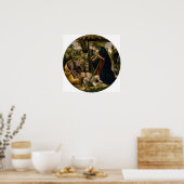 ボッティチェリによるキリストの子の崇拝 ポスター (キッチン)