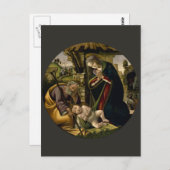 ボッティチェリによるキリストの子の崇拝 ポストカード (正面/裏面)