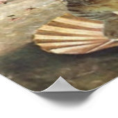 ボッティチェリの有名なヴィーナスは本当に猫だ ポスター (角)