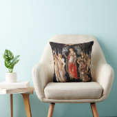 ボッティチェリプリマヴェラ装飾用クッション クッション (椅子)
