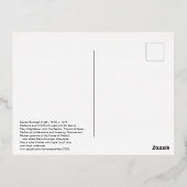 ボッティチェリマドンナと6聖徒の子1470 箔シーズンポストカード (裏面)