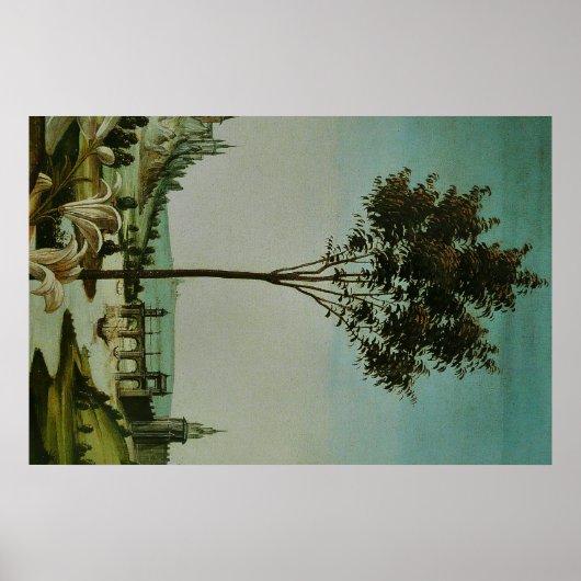 ボッティチェリ絵画ルネッサンス ポスター (正面)