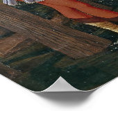 ボッティチェリ絵画ルネッサンス ポスター (角)