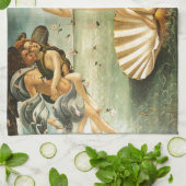 ボッティチェリ誕生・オブ・ヴィーナス・ルネッサンス絵画スアート キッチンタオル (折り畳み)