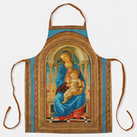 ボッティチェリ・マドンナと即位 エプロン (正面)