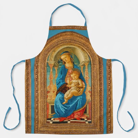 ボッティチェリ・マドンナと即位 エプロン (正面)