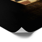 ボッティチェリ・マドンナと即位 ポスター (角)