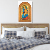 ボッティチェリ（1445年～1510年）マドンナ子即位 キャンバスプリント (インサイチュ (寝室))