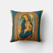 ボッティチェリ(1445年~1510年)マドンナ子即位 クッション (裏面)