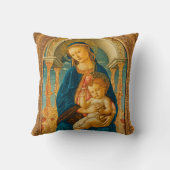 ボッティチェリ（1445年～1510年）マドンナ子即位 クッション (裏面)